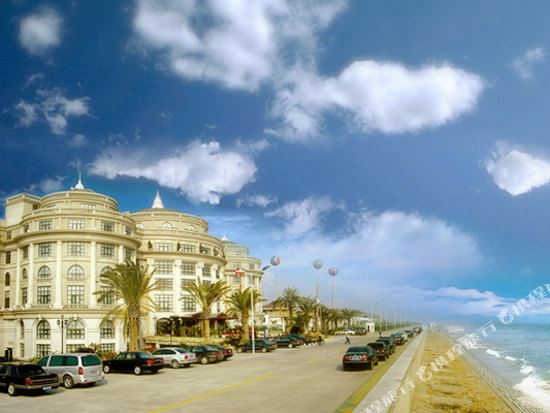 上海棕榈滩海景酒店位于奉贤海湾旅游度假区内,紧邻碧海金沙