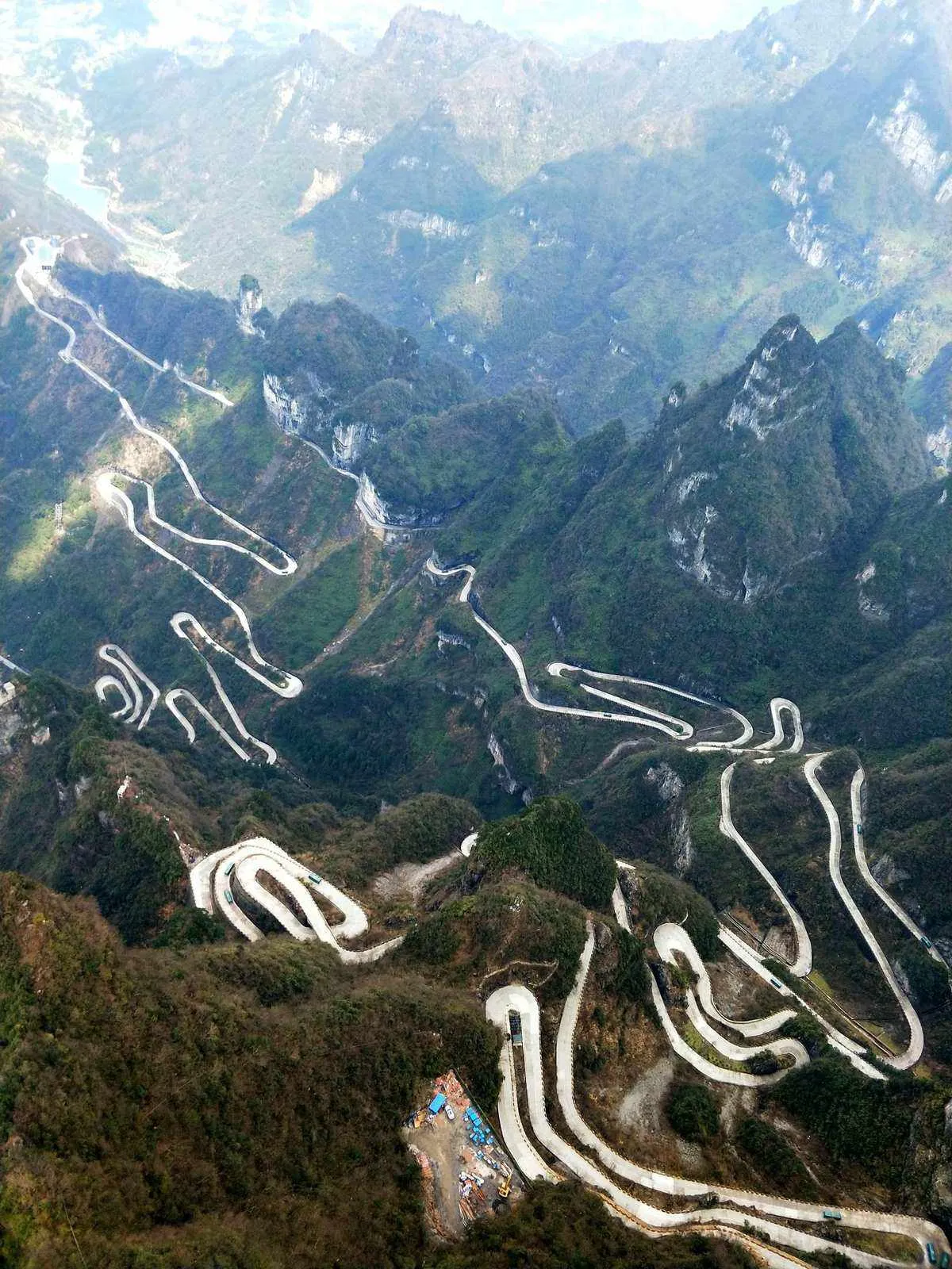 张家界天门山的路(张家界天门山路线图高清)