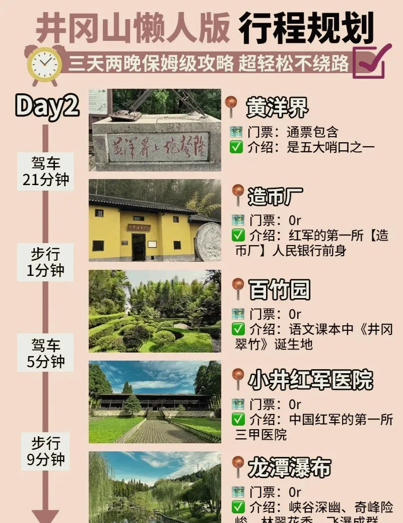 井冈山旅游全攻略(井冈山旅游攻略门票)