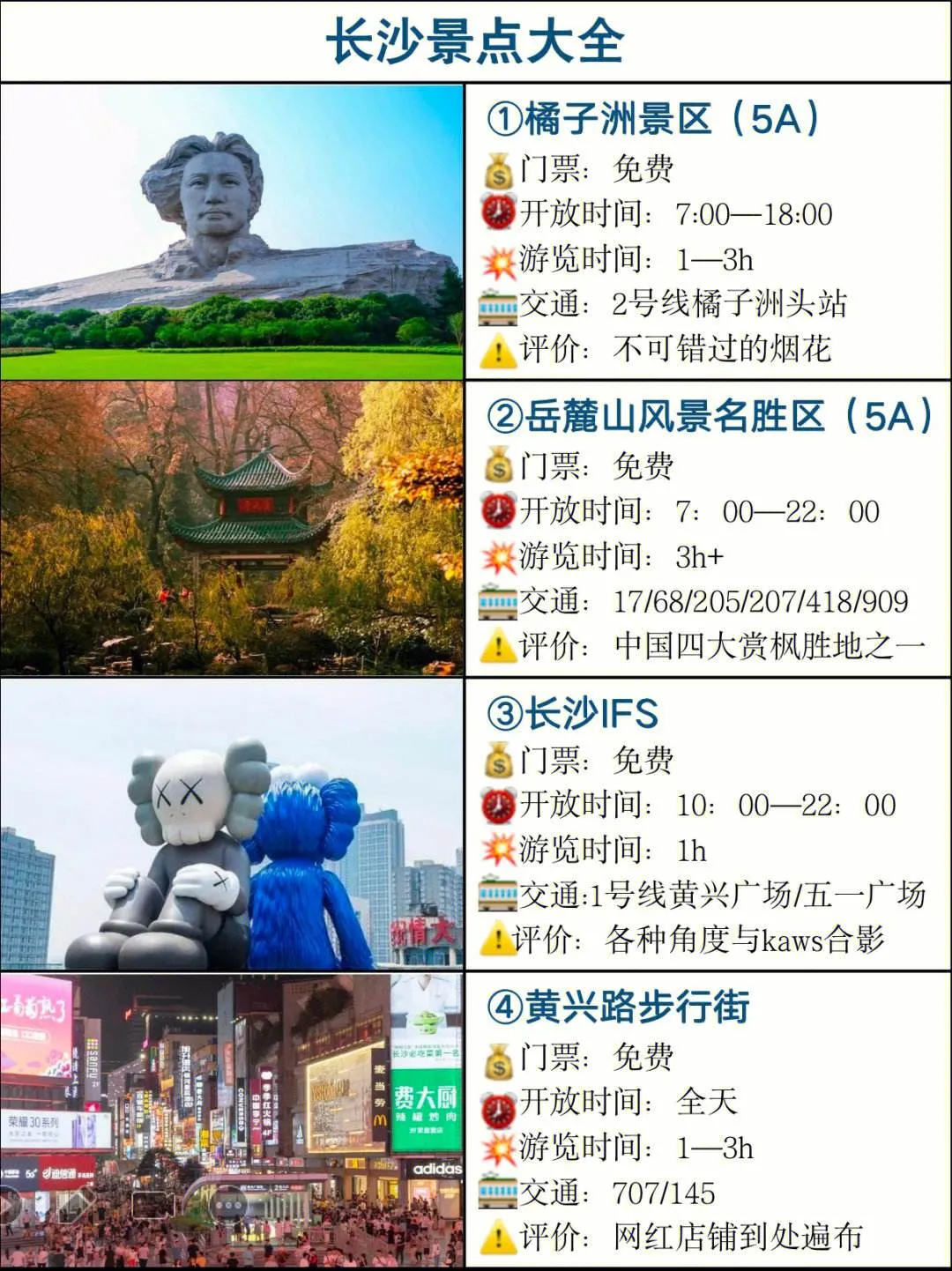 长沙自由行三日游攻略(长沙自由行三日游攻略路线)