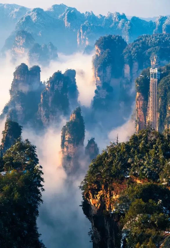 张家界旅游的点(张家界旅游点门票价多少线)