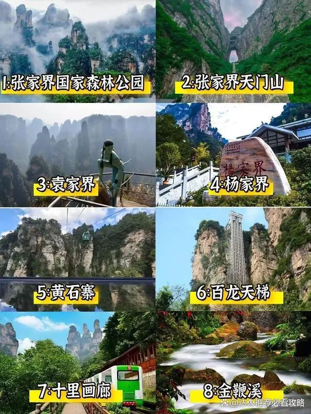 张家界四天旅游行程(张家界4天自由行旅游攻略)