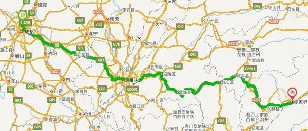 从重庆到张家界自驾游路线(重庆到张家界自驾游最佳路线)