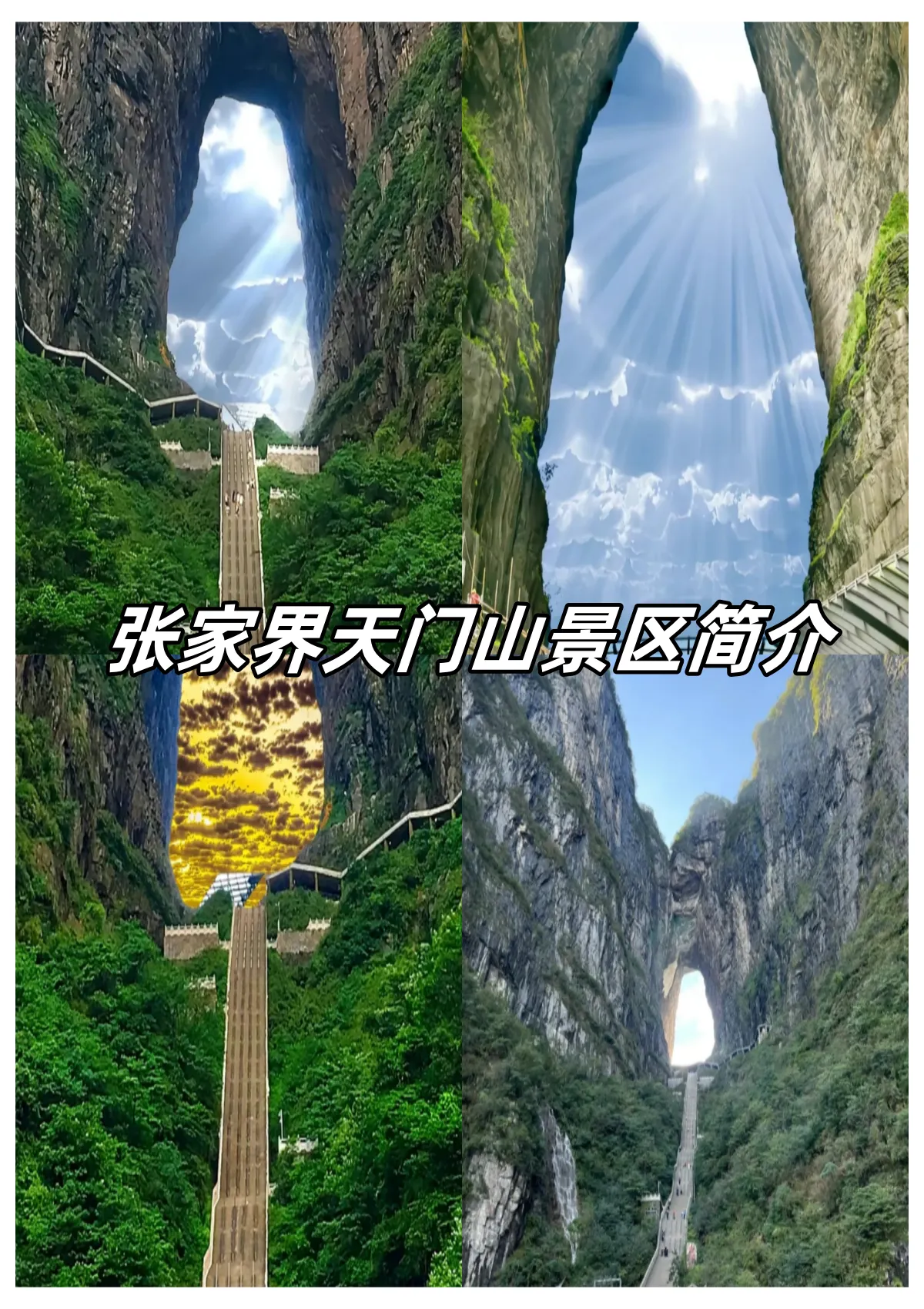 出发张家界天门山4日游(自驾张家界天门山景区攻略)