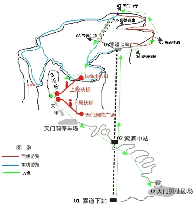 张家界一天旅游攻略(张家界一天游玩攻略图)