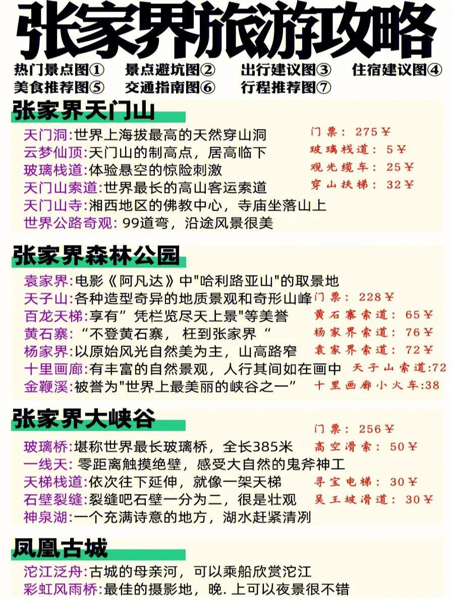 游玩攻略张家界(张家界旅游攻略游记)