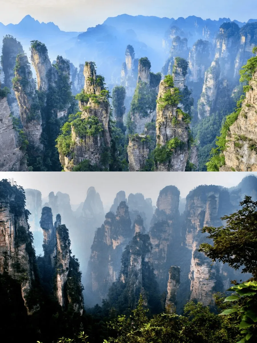 张家界大峡谷与天门山(张家界大峡谷天门山天气) 张家界大峡谷与天门山(张家界大峡谷天门山天气)