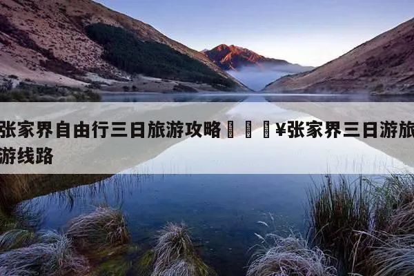 张家界森林公园三日游攻略(张家界森林公园三天自由行攻略)