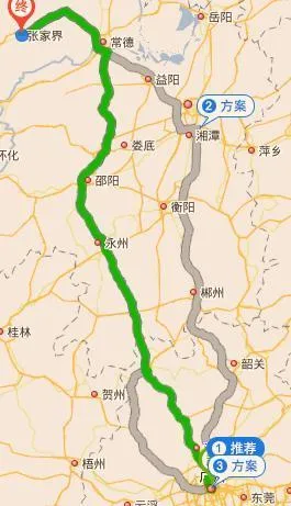 兰州到张家界自驾路线(兰州到张家界自驾路线图)