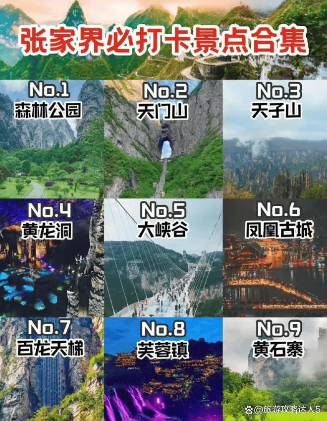 游张家界天门山线路(自驾张家界天门山景区攻略)
